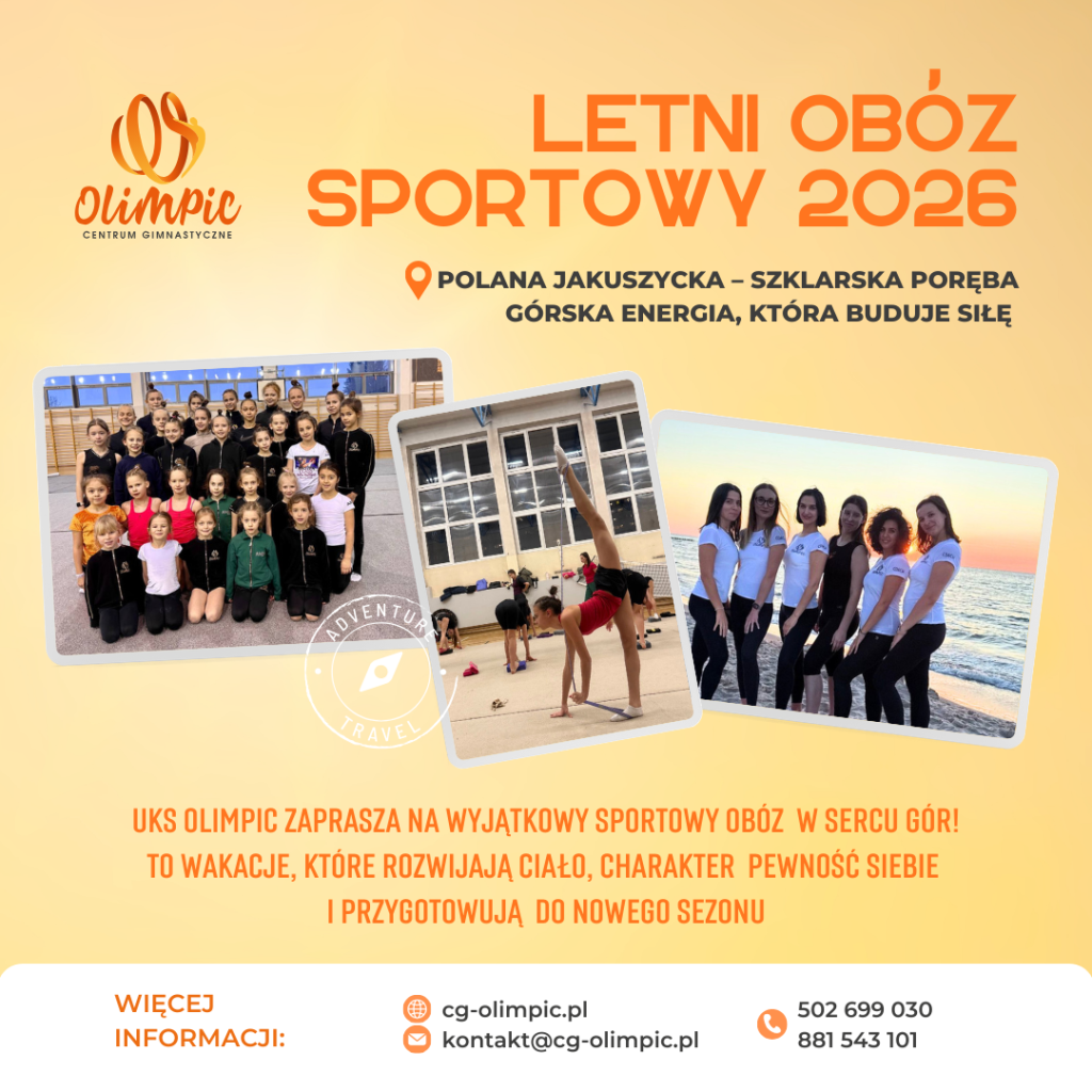 LETNI OBÓZ SPORTOWY 2026 CG Olimpic LETNI OBÓZ SPORTOWY 2026 CG Olimpic